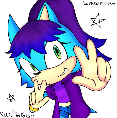 Vicky the Hedgehog (bust) This one was made by a very good friend of mine, thank you Ivy!