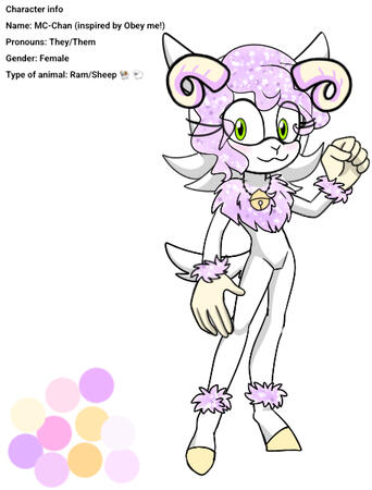 Sonic OC inspired by Obey me!